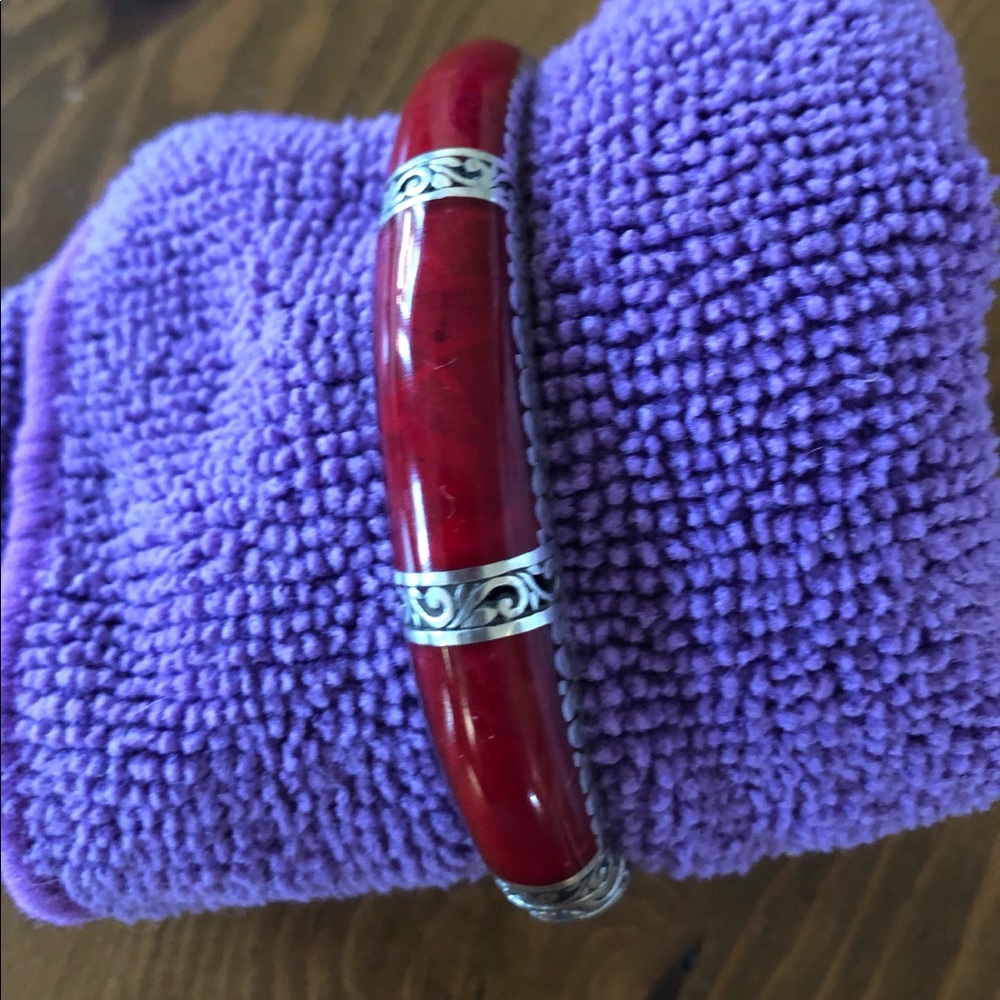 Bali Legacy Sponge Coral cuff bracelet